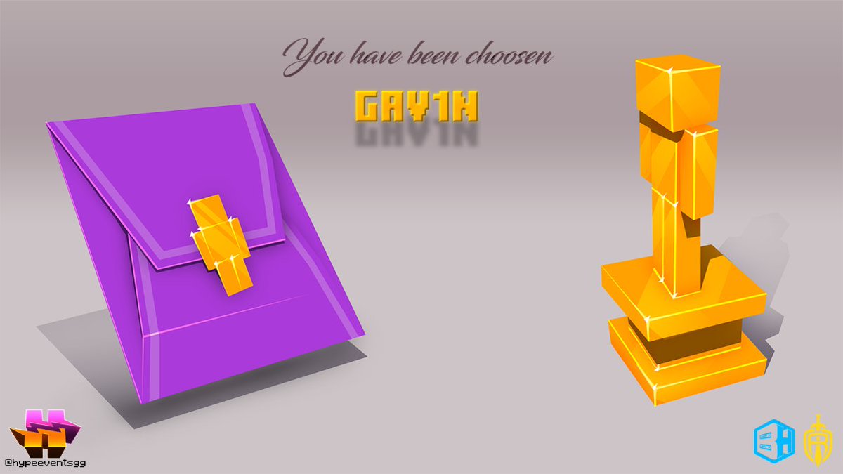 I WILL BE ATTENDING @HypeEventsGG THE CRAFTY AWARDS TOMORROW AT 2:00PM EST!!

SEE YOU TOMORROW! HOPEFULLY, RETRO RIVALS WILL WIN THE MOST CREATIVE MINECRAFT EVENT! LET'S WIN THIS :) <a href="/ZyphonYT/">Zyphon</a> <a href="/LogicologistYT/">Logical</a> <a href="/Olzie12/">Olzie-12</a> 

#TheCraftys