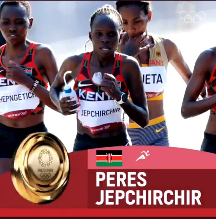 lookuptv's tweet photo. UPDATE: Another Gold and Silver for Kenya as Peres Jepchirchir and Brigid Kosgei win the women's marathon in Tokyo.

#TeamKenya #SwitchToLookUPTV https://t.co/k2cAzdQNxh