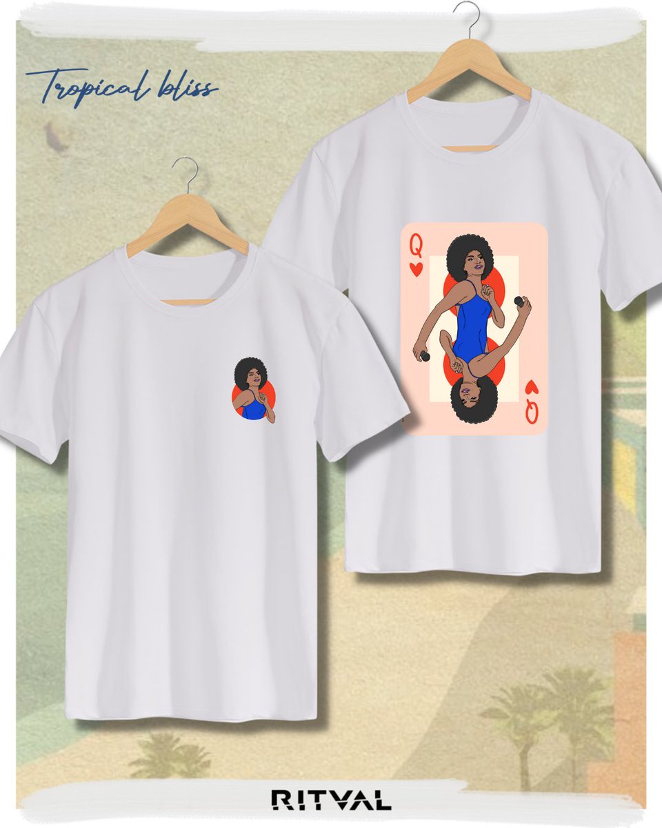 ritvalclothing's tweet photo. A MULHER DO FIM DO MUNDO 

Camiseta Elza de Copas, homenageando a cantora do milênio e um dos ícones do Brasil: @ElzaSoares 

#NEWDROP Camisetas da coleção Tropical Bliss: Envio para todo o Brasil. Chama no direct e garanta já nossa pré-venda! 🌊🌴

https://t.co/AMqk3bRzRW https://t.co/ye8c2aBqDZ