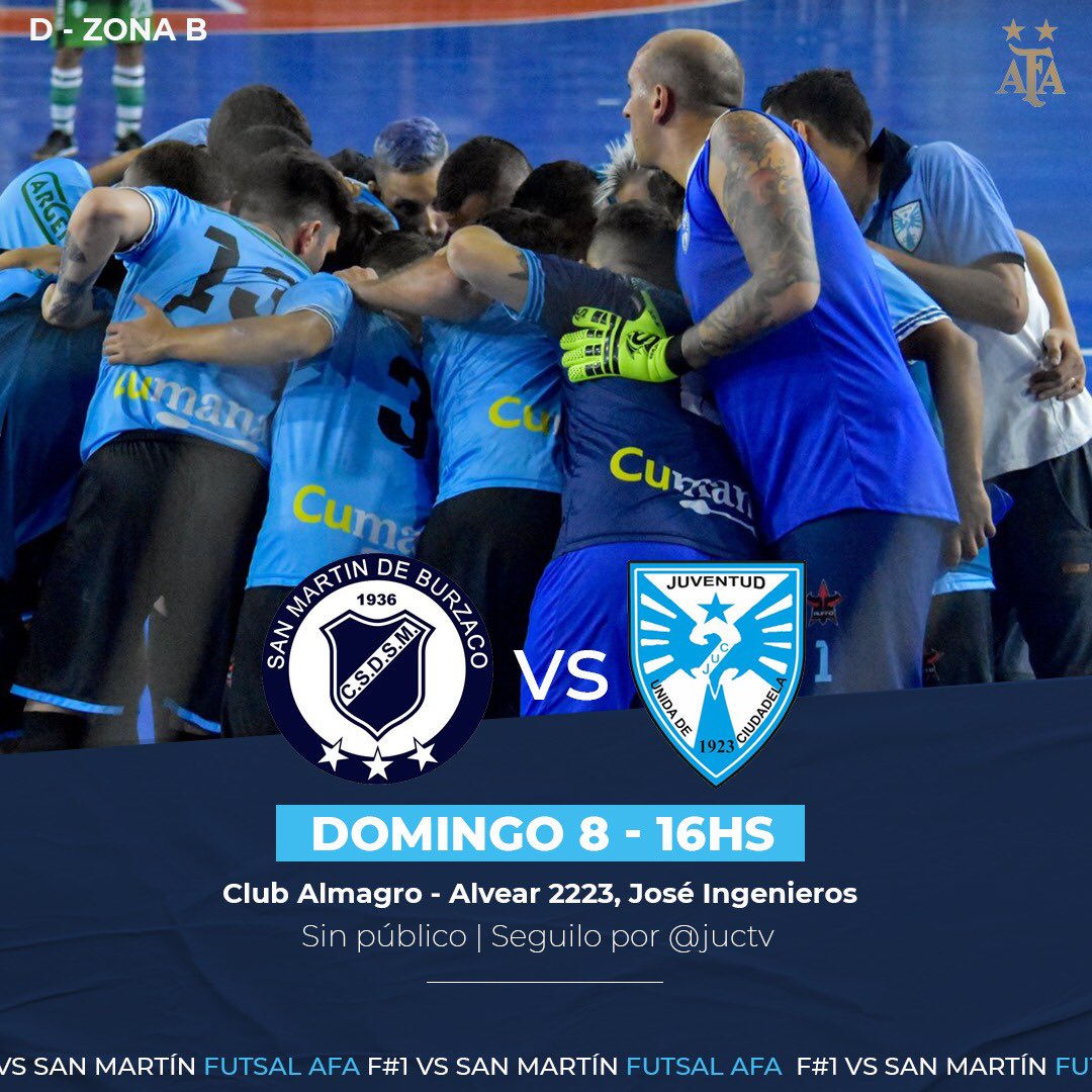 El domingo, ¡se juega! 💪🏾⚽️

👉🏽 Arranca el torneo para la primera división del club, enfrentando a San Martín de Burzaco.

👉🏽 Seguí el partido por Instagram (<a href="/juctv/">JuC tv</a>)