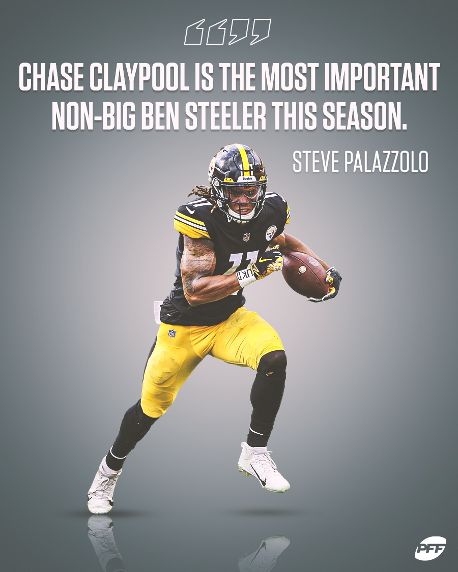 PFF on Twitter: 'Steelers need a big year 2 from Chase Claypool