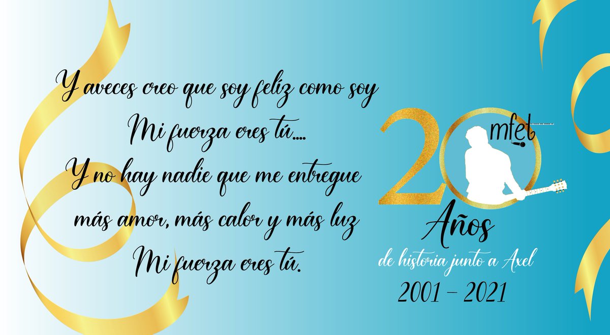 AxelFansBA's tweet photo. ✨20 años de este amor tan real, cósmico y universal, @AxelOficial ✨

MFET 20 AÑOS https://t.co/bJxtSd6UEz