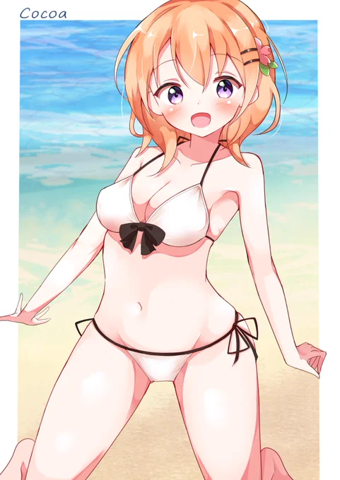 #gochiusa 
白黒ビキニ 