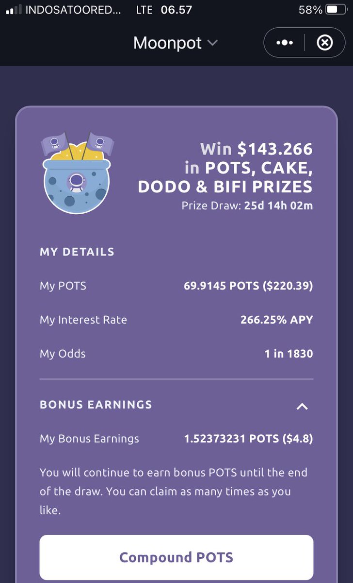 anamboring01's tweet photo. @moonpotdotcom Stake your pots And enjoy your bonus earning and change to win lottrey @Eliyana33066051 @muhamma05070386  @Anangsu51091339 https://t.co/YN6aFBEz8r