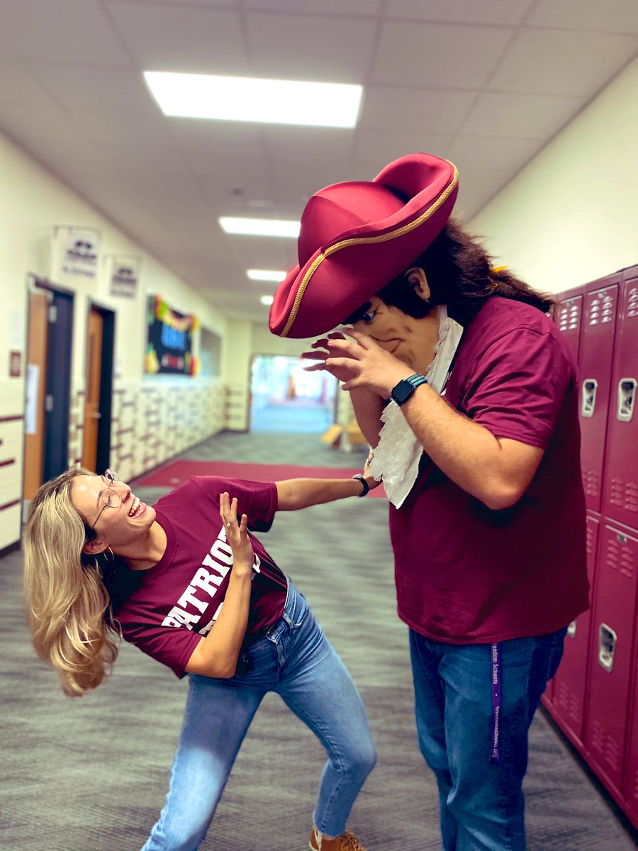 McG_uireK's tweet photo. Our Pearson Patriot stopped by to make sure we put our bulletin boards up in time for Build the Beat! Bring on the 2021-2022 school year! https://t.co/OOWr8zv2H1
