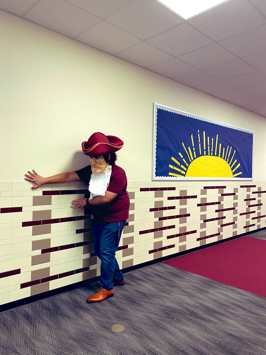 McG_uireK's tweet photo. Our Pearson Patriot stopped by to make sure we put our bulletin boards up in time for Build the Beat! Bring on the 2021-2022 school year! https://t.co/OOWr8zv2H1