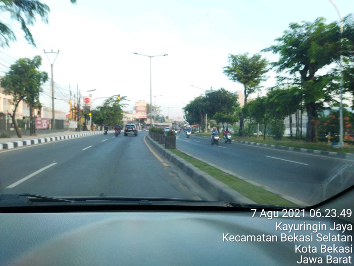 06.37  #LalinSONORA - Keluar GT Cikampek arah Kota Bekasi menuju Kranji lancar //Taufik