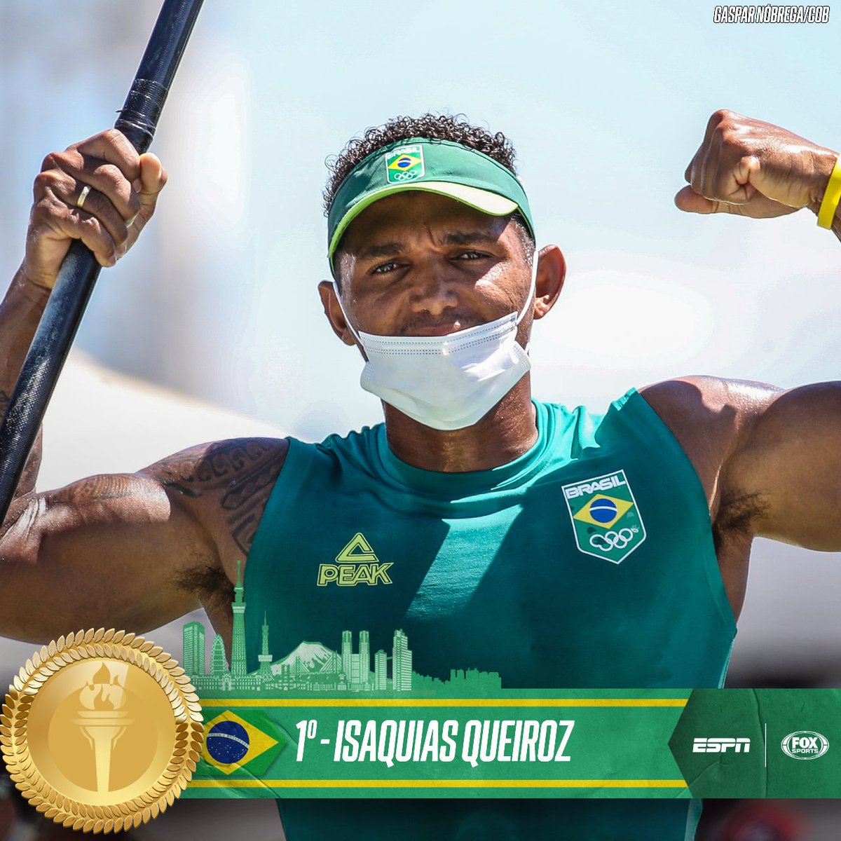 ESPNBrasil's tweet photo. MAIS UM OURO PARA O BRASIIIIIIIIIIIIIIIIIIL 🥇🇧🇷🛶🥇🇧🇷🛶🥇🇧🇷🛶
ISAQUIAS É OURO NA CANOAGEM DE VELOCIDADE!!!!!

#ESPNTóquio #Tokyo2020 https://t.co/YT0pstQgqv
