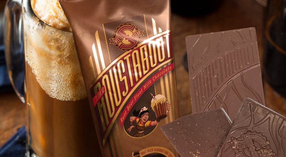 AgathaChocolats's tweet photo. Root Beer Float Chocolate Bar🍫
Does it float your boat?😉
👍 or 👎 ?
#NationalRootBeerFloatDay #foodie #SweetSteam https://t.co/F7wnue25pi