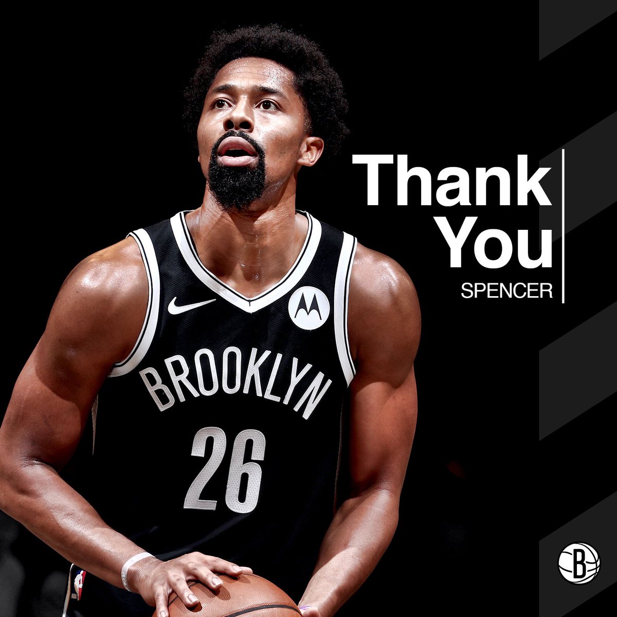 BrooklynNets's tweet photo. Only grateful for our journey together.
Thank you for everything, Spencer. https://t.co/ktyyXcHzy1