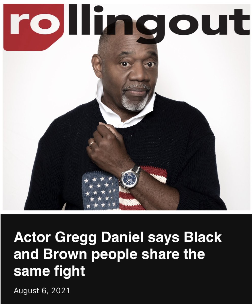 WeAreBluPrintPR's tweet photo. Actor @RealGreggDaniel talks to @RollingOut magazine about how the black and brown communities can come together to push for more diversity and inclusion in Hollywood and around the world. https://t.co/X0Sr46xS2q. #GreggDaniel #RollingOutMagazine #mayhementertainmentpr https://t.co/Gp457wUTAG
