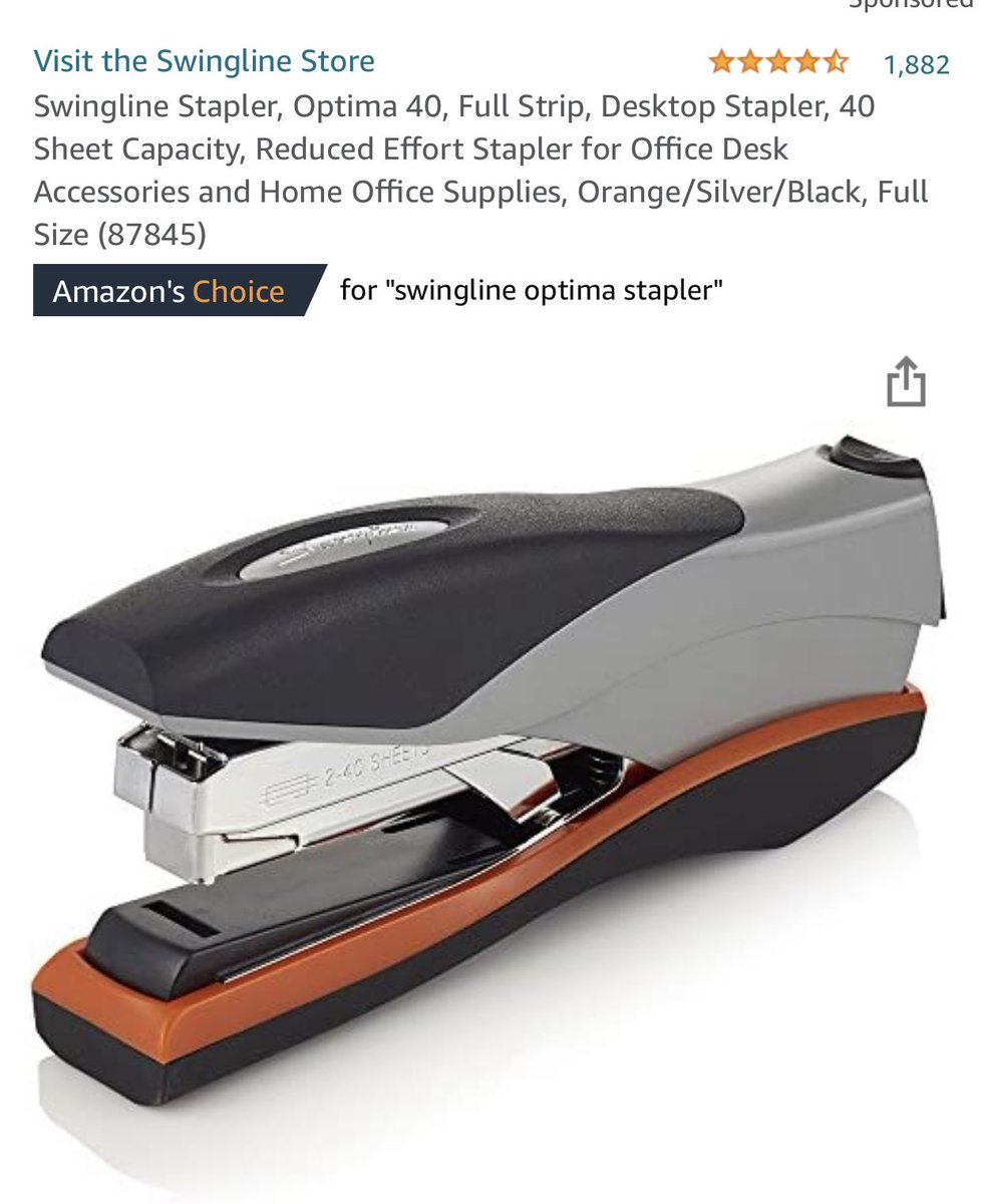 HELP!!! My stapler got legs and walked away over the summer. I am lost without it. School starts Tuesday. I need one to staple all my back to school paperwork. I am a fourth grade teacher at a Title I school in Alabama. This will be my 28th year teaching.  amazon.com/wedding/rachel…
