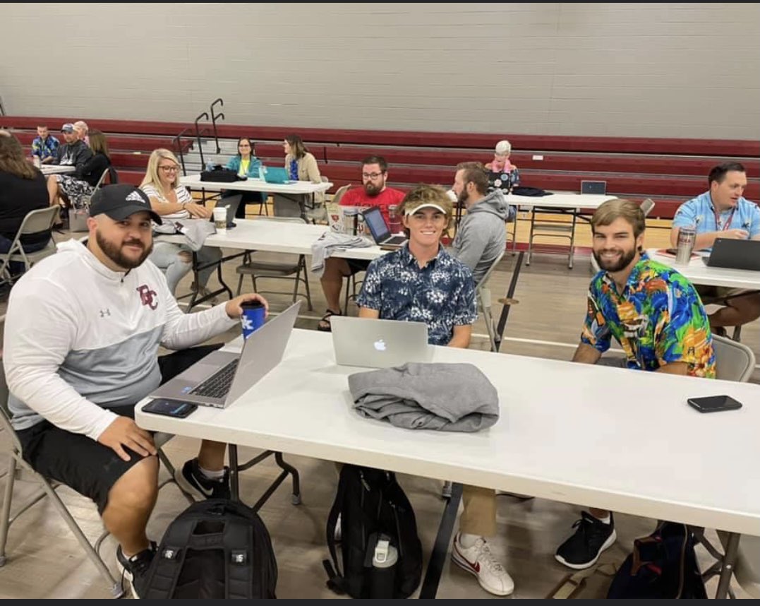 CoachJoePatLee's tweet photo. Busy week at Bullitt Central!! Freshman Orientation , Freshman parent night, Chromebook rollouts, and some great work with our staff laying the foundation for success this year!! #OneFamily #weareBc 🐾🐾 https://t.co/JVVzSMIIoy