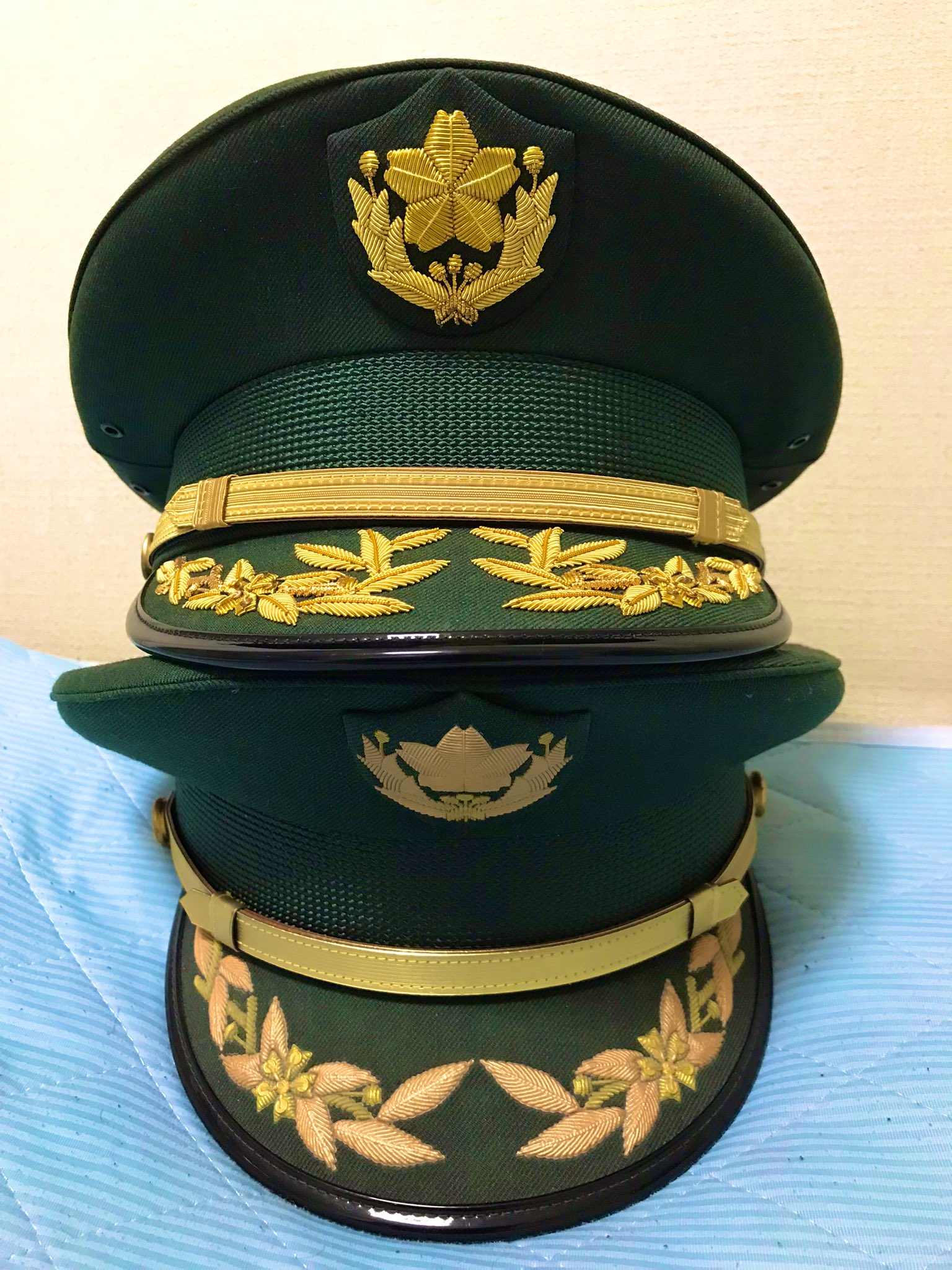 レプリカ 陸上自衛隊 91式 尉官 制帽 56 cm 幹部 陸 将校 航空自衛隊空将