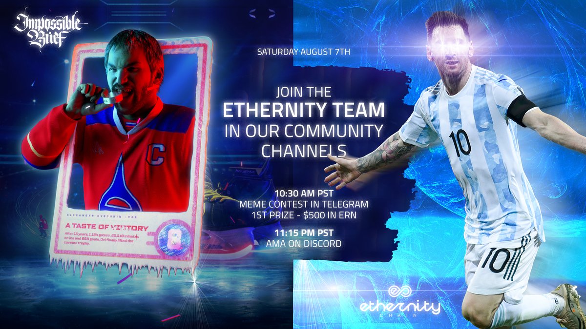 EpicOnChain's tweet photo. π¨ This Saturday- come join us for a super double event in our main community channels! π
- Win rewards competing in our Messi themed MEME Contest @ 10:30 AM PT - TG https://t.co/a1xYPjgGis π
- Ask our CEO & team any question @ 11:15 AM PT - Discord https://t.co/FC0mJV0wNm π£ https://t.co/eLiJ1jh7Xd