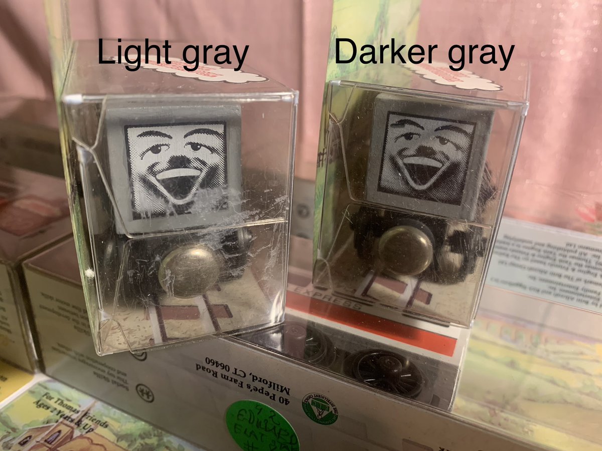 Now, the wftt has different color variants (Light gray to dark gray). My theory behind why there are different color variants is that during production they might have ran out of gray paint and diluted with some white during the process. What do you guys think?