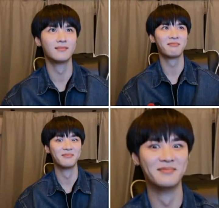 jenoperhour's tweet photo. kun's reaction to seeing our jeno's aegyo ♡♡♡ https://t.co/qLJloZu2Of