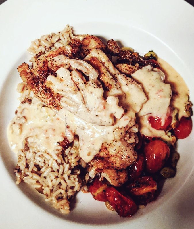 TwinLakesInn's tweet photo. Twin Lakes Inn chefs have launched a new autumn menu where you'll find tasty new dishes like smoked ribs, bacon-wrapped trout and this roasted red snapper with dirty rice, succatash and a tomato velout sauce. $30. Call 719-486-7965 to reserve a table or schedule pickup. https://t.co/rIbTa5S1re