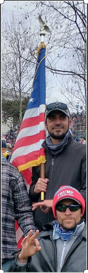 creek_twit's tweet photo. @CraigMi82566389 @nine_niall @CassanderGrant @seditionscanner @MIAagainstFash @Jan6Hashtags Here is #ToolTimePB in the Senate gallery.  Interesting flag he has, with the yellow fringe and eagle on top.  The FBI accuses #AliGPB and #FashProShop of stealing a very similar flag.  Do you suppose #ToolTimePB is a looter too? https://t.co/cq24t0B0RZ