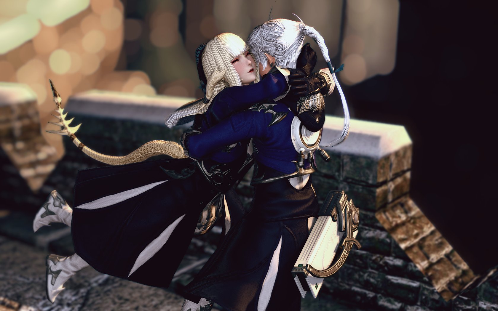 “#FFXIV #FF14 #GPOSERS #アルフィノ #Alphinaud #MayaPurple #Au_Ra” .