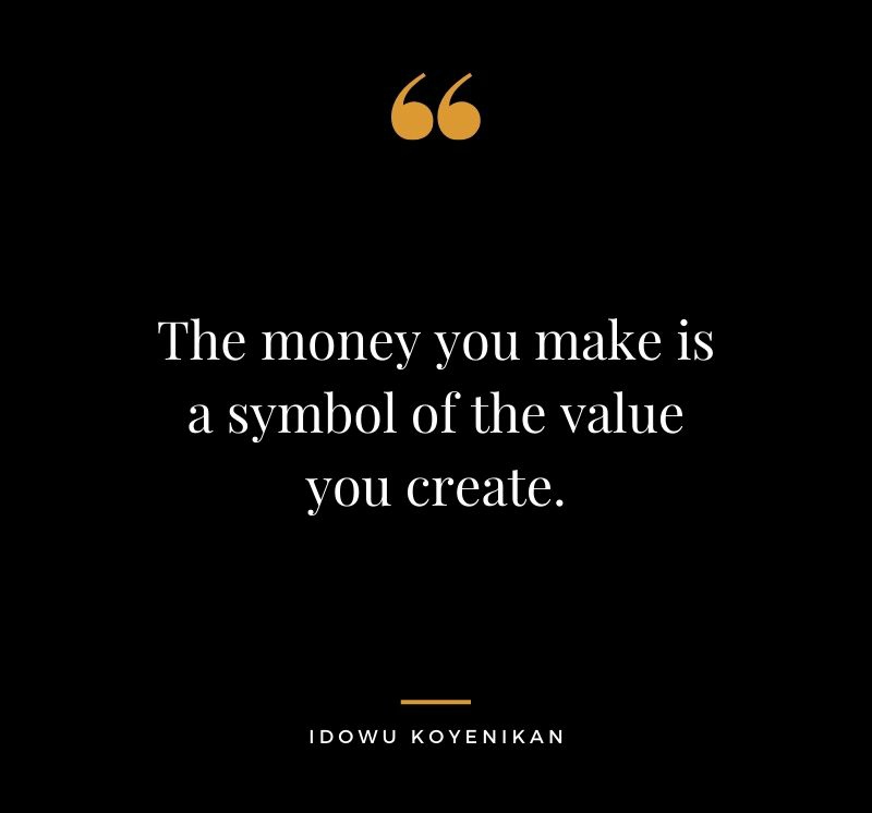"The money you make is a symbol of the value you create. "

#business #Crypto #DigitalMarketing #BillGates #money #success #motivation #inspiring #entrepreneur