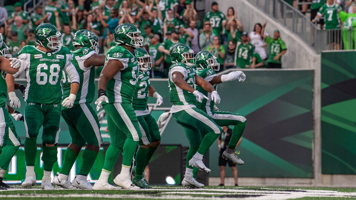 sskroughriders's tweet photo. Halftime mood 🔥 🔥 

#BringEmOut https://t.co/IwKmxfPCTe