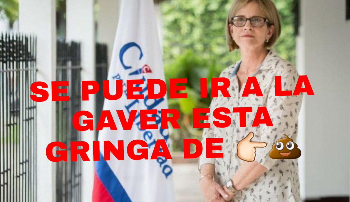 NO MAS INJERENCISMO EN NUESTRO PAIS SE PUEDE IR PARA SU IMPERIO DE 👉🏻💩🤮
#FUERALAGRINGA 
#VAALAGAVER
