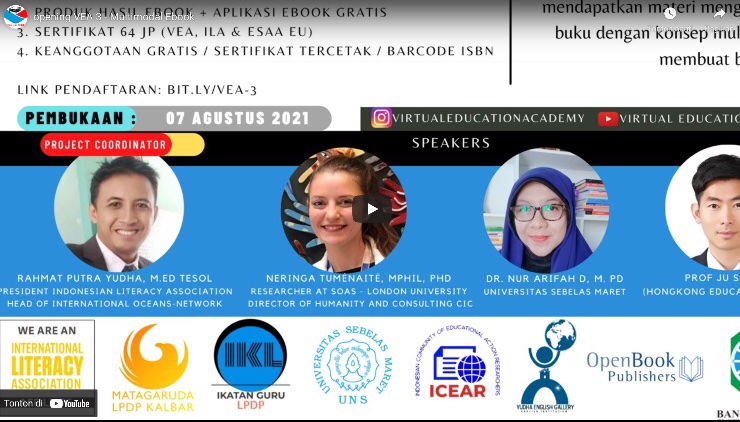 justice_amalia's tweet photo. HARI INI BANGET!! Yuk temen-temen gabung workshop pelatihan buku Multimodal yang pastinya banyak memberikan manfaat untuk kita semua

#OPENINGVEA3
#VEA3 https://t.co/Hdbp7vOKNU