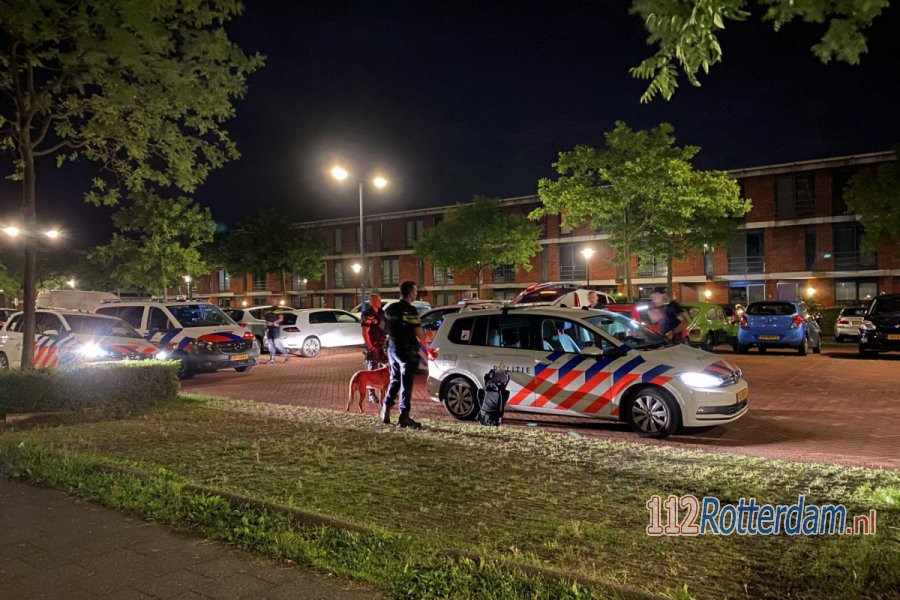 Grote politie-inzet na achtervolging vanuit België naar #Rotterdam. 112Rotterdam.