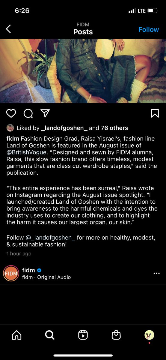 _Raisa_Studio's tweet image. My Alma Mater gave my brand a shout out 🌱🌱 

#FidmLA