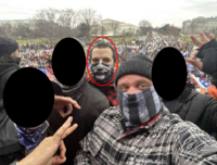 creek_twit's tweet photo. Since then a 6th PB conspiracy was added, which I will name "Biggs Late Crew". It consists of PB who were together with #JoeBiggs during and immediately after his 2nd entry into the capitol building by the East door: #FashProShop #1776HatPB #HorizontalBlackPB #BulgePB #AliGPB. https://t.co/z0Sm7y4O6i
