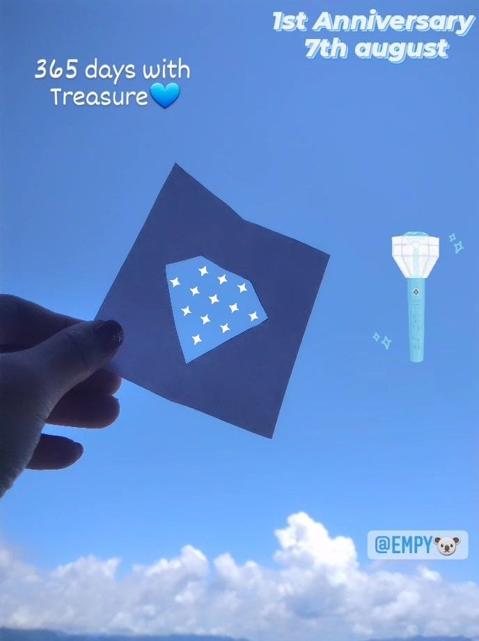 empymae's tweet photo. Happy Anniversary boyss @treasuremembers thank you for coming into my life, thank you for making me happy. 💙

Treasure ~ Don't be shy, just shine - Hyunsuk

ONE YEAR WITH TREASURE
#트레저와_두손꼭잡고_걸어온_일년 
#デビュー１周年おめでTREASURE 
@treasuremembers https://t.co/OVyfN2M3yZ