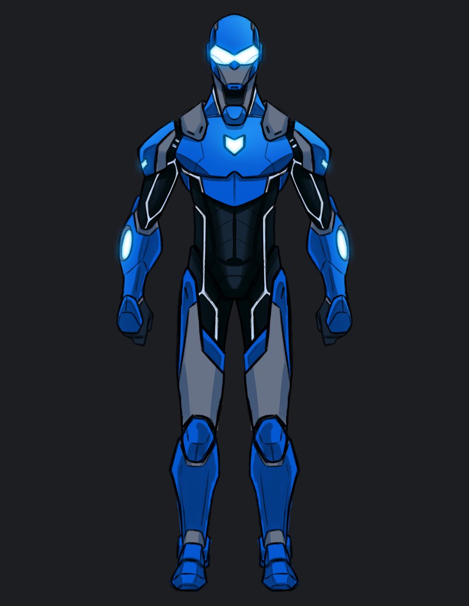 Solafren's tweet photo. I’ve been trying to create a comic book since I was 9, here’s an updated design for my hero. The Adventures of Energy is going to be legendary, once I learn how to write… and draw… and publish… and write.🍞✏️ https://t.co/4jWDjyq5Su