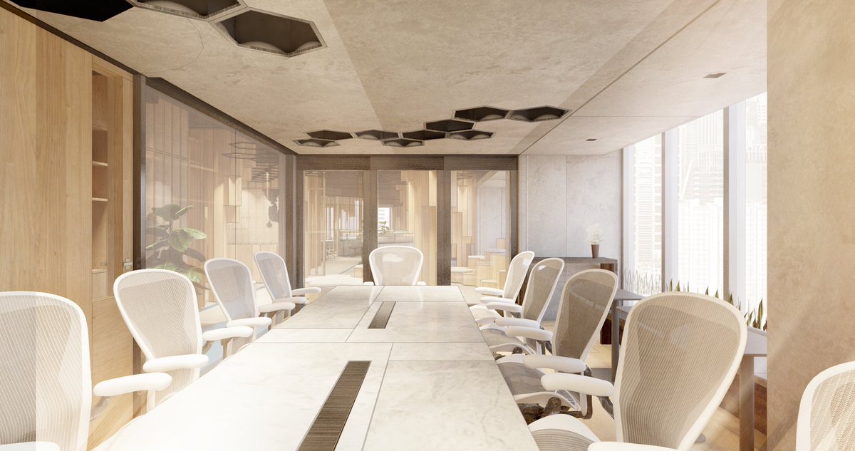 artsybeaver's tweet image. ❗️Do not design spaces that can not breathe❗️

Ventilation 101:

Air in (blue): ducted via building AC supply, air diffusers at every prescribed location.
Air out (red): common exhaust ducted towards single location for ceiling plenum space, louvers at every prescribed location.