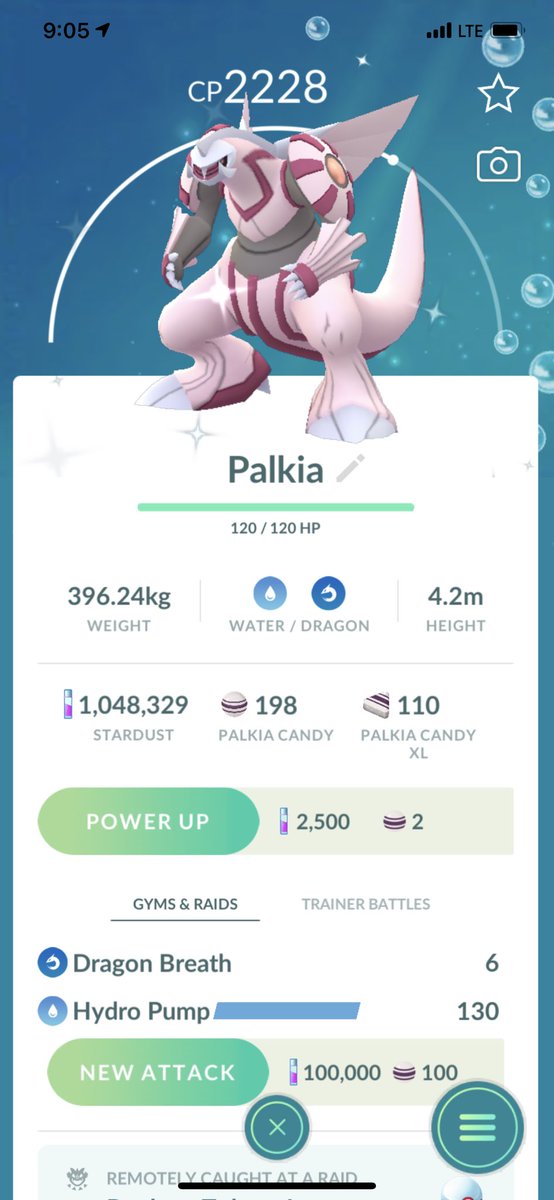 jvillsti's tweet photo. 2 shiny Palkias, one of them #weatherboosted ☁️😍🤩✨✨
#shiny #shinypokemon #shinypalkia #shinycheck #pokemongoraid #pogo #pokemongo #pokemon https://t.co/nduIW1b9l1