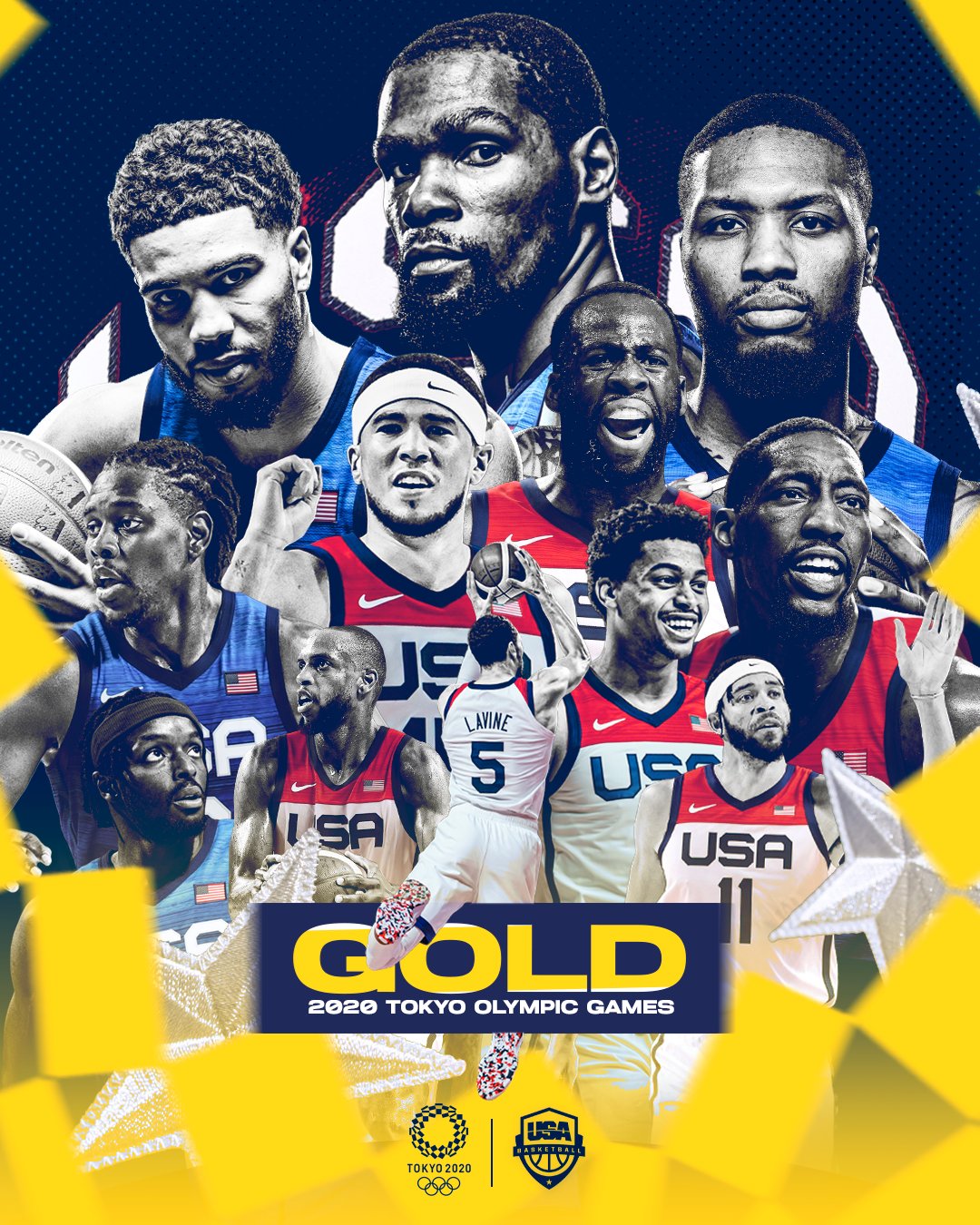 Usa Basketball The U S Men Capture A Fourth Consecutive Olympic Gold Medal At Tokyo Usabmnt X Goldhabits Usa Basketball The U S Men Capture A Fourth Consecutive Olympic Gold Medal At Tokyo Usabmnt X Goldhabits