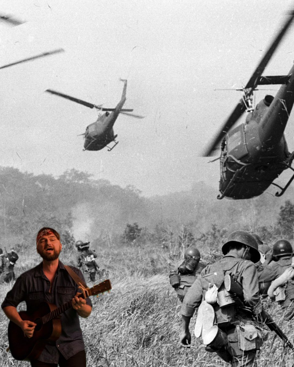 NickWaddell4's tweet photo. @TheAdamChance Born in the USA is about the Vietnam War, so I made this wonderful creation: https://t.co/BjggUP5O3b
