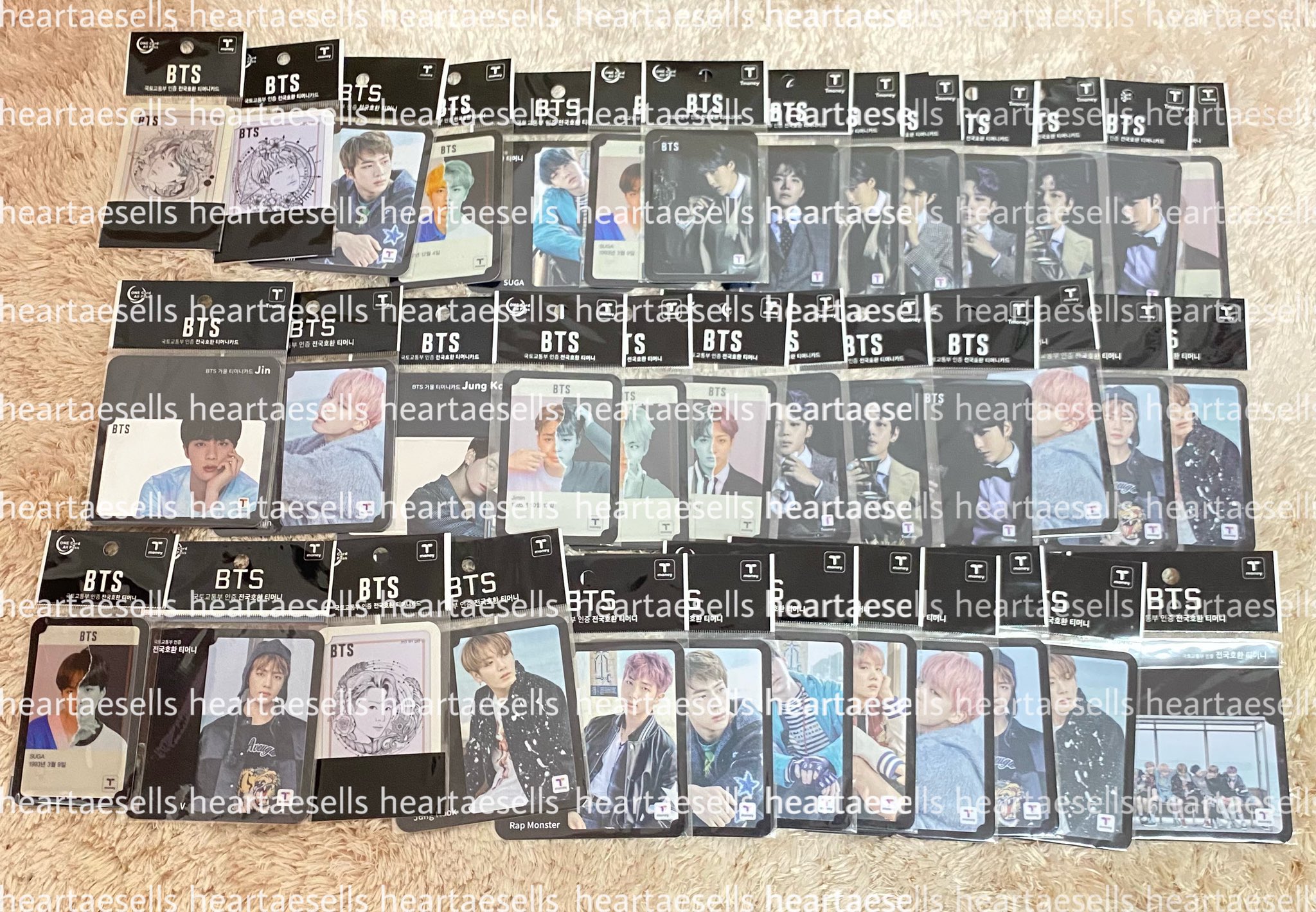 bts Spring Day Tmoney Transportation Card | eBay