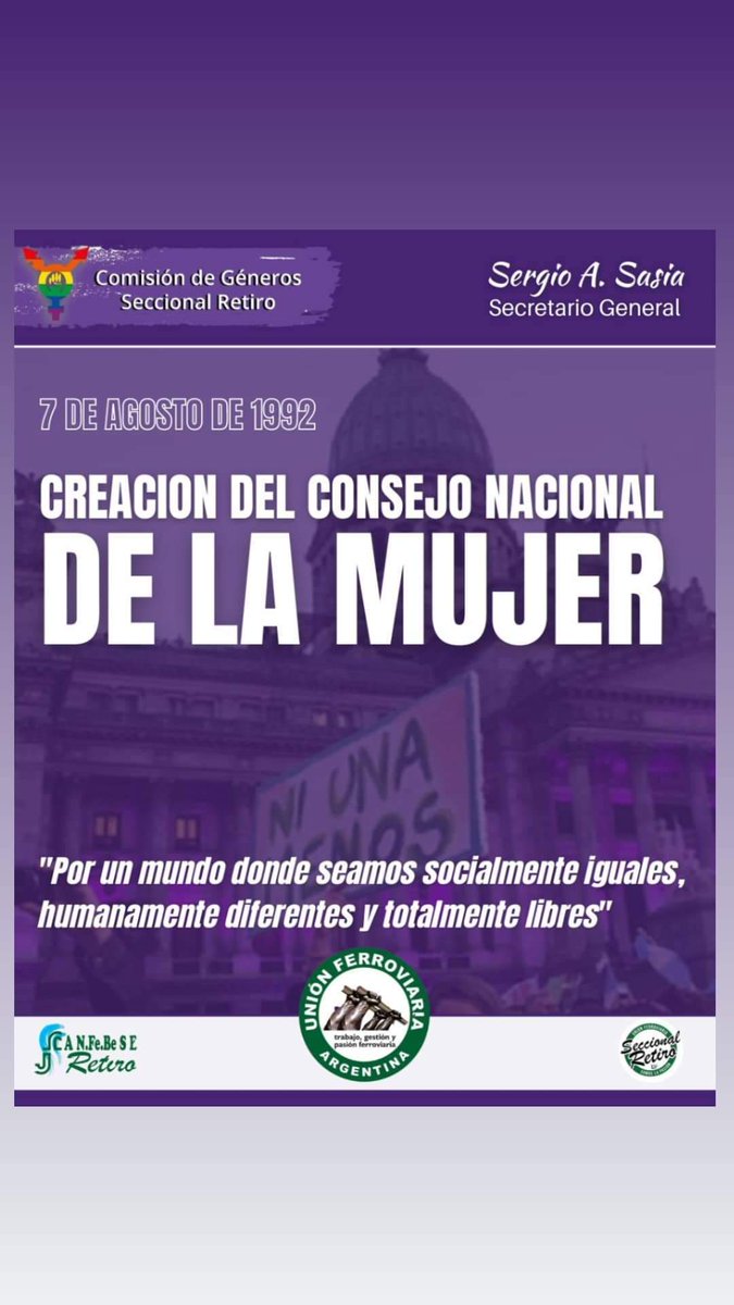 RetiroSeccional's tweet photo. A 29 años de la creación del consejo de la mujer.

#creaciondelconsejodelamujer
#consejodelamujer

@deliciacodigone
@JuvSeccRetiro https://t.co/vcHTE31dwe