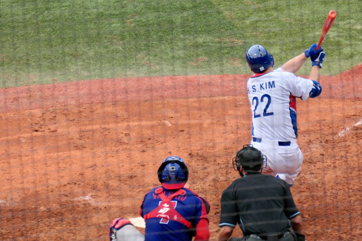 Olympic's tweet photo. 2020 도쿄 올림픽 야구 동메달 결정전 5회 종료⚾

대한민국 6-5 도미니카공화국

#도쿄 #올림픽 #대한민국 #야구 #Tokyo2020 #Olympics #KOR #Baseball @Tokyo2020ko https://t.co/ISijAkpZOM