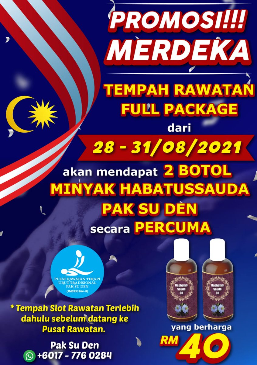 Pusat Rawatan Terapi Urut Tradisional Pak Su Den Bentayan16 Twitter