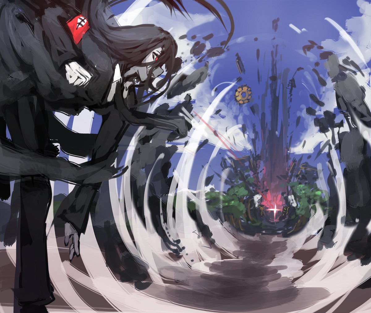 スキル:槍投げ
エコ:敵人間にご挨拶しましょう～よーい...フン! 