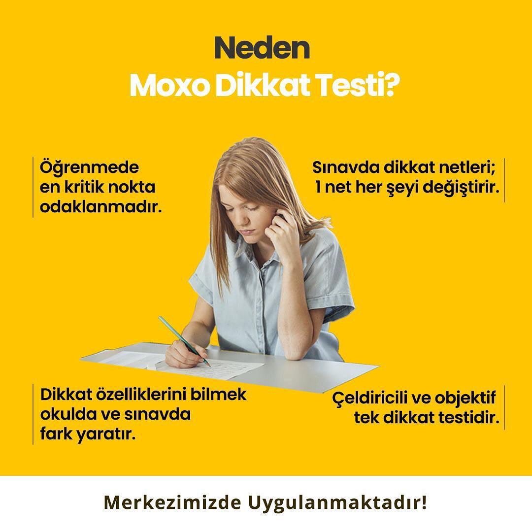 Moxo Dikkat Testi, çocuk ve yetişkin uygulama yapabilme fırsatı ile hem okul başarısında hem hayatınızı düzenlemede fırsatlar sunar! 
Randevu : 442 343 43 55
                  539 688 43 55

#dikkatakademisi #dikkat #dikkateksikliği #hiperaktivite #dürtüsellik #eğitim #okul