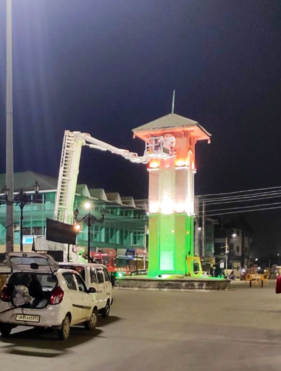 You got it right 👍...This is Lal Chowk at Srinagar where no one thought before to see tri-colour on it. Jai Hind