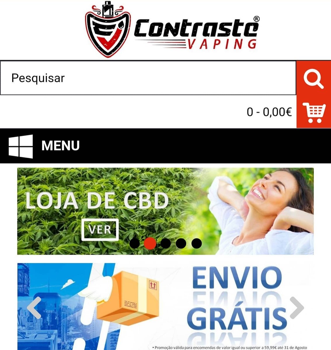 ContrasteVaping's tweet image. 📢 Envio Grátis para encomendas de valor igual ou superior a 59,99€ até dia 31 de Agosto 🌍
...
🔶 + De 170 Marcas e 1400 Produtos Diferentes 🔶
.
🌐 contrastevaping.com
.
#portugal #portugalvaping #contrastevaping👇 #contrastevaping #vaperportugal #españavapea #españavapers