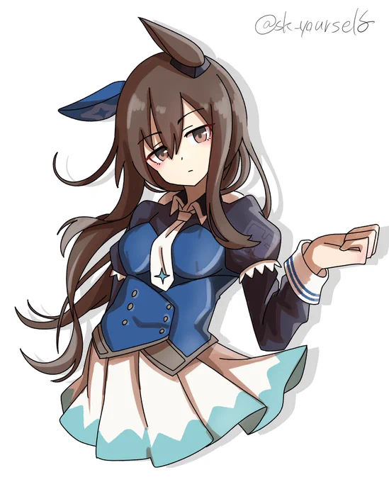 4、アドマイヤベガ
 #ウマ娘五十音順に描いたらライスシャワーの時にはかなり疲れている説 