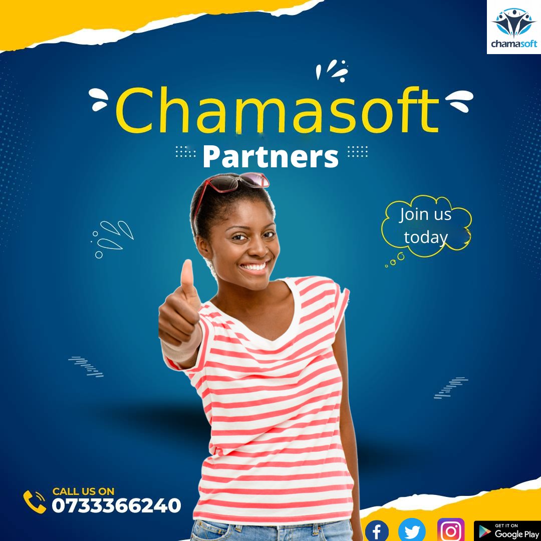 chamasoft's tweet photo. Earn money today by joining the Chamasoft Partners Program! Call us today on 0733366240 to find out more! You can also visit https://t.co/vTnLFyCNRQ #websacco #chamasoftapp #websaccoapp #finance #chama #treasurer #invest #save #loans #savings #fintech #IkoKaziKE #jobske #JobAlert https://t.co/KIr4BO7T67