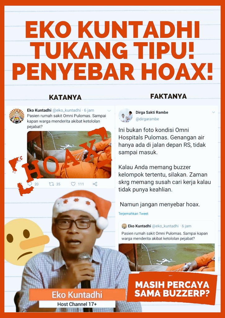 @yusejahtera @eko_kuntadhi Oh pantes, gak dianggap lg sama anak istri. BuzzeRp Sampah.