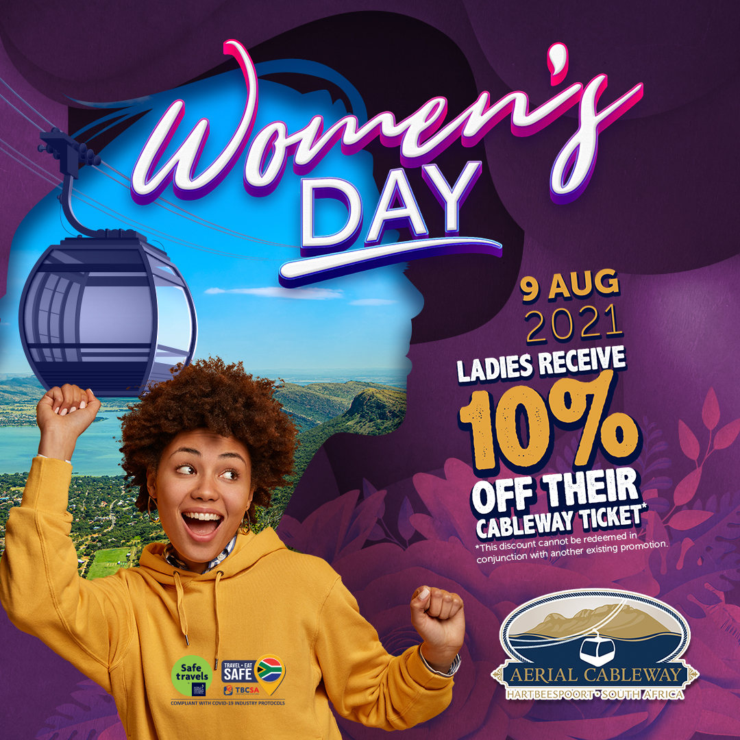 Have you seen our Women's Day special on the 9th of August?

Get 10% off your cableway ticket to come and experience a day at the top with us! 

To view our different packages click here 👉🏼 hartiescableway.co.za/winter-packages