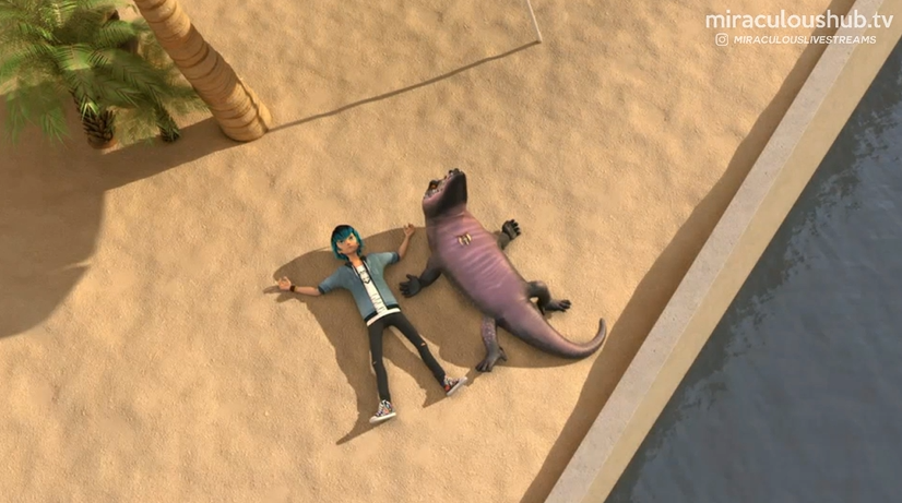 chat_noir_dgt's tweet photo. Mi papá es un cocodrilo que no sabe nadar ;-; #MLBS4Spoilers https://t.co/KI2HpEbVuZ
